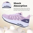 thumbnail image 4 of JOYFON Arch Support Womens Walking Shoes Orthotic Athletic Sneakers for Plantar Fasciitis Foot Pain Relief Tennis Shoes PinkPurple Size 8.5, 4 of 7