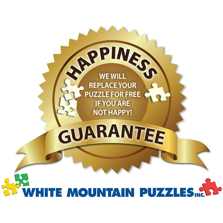 Puzzles White Mountain ROUTE 66 1000 Piece Jigsaw Puzzle FREE SHIPPING  COMPLETE