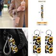 thumbnail image 6 of Yuyamidu Cow Print Car Seat Covers Full Set Sunflower Steering Wheel Cover Seat Belt Pad Cover Cup Holders Lip Gloss Holder Keychain Wristlet Strap Car Decoration, 12 PCS, 6 of 6