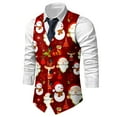 thumbnail image 5 of MuXiKeJi Clothes Christmas Vest for Men,Fashion Sleeveless Outerwear Vests,Cozy Lined Seasonal Apparel Adult Winter Warm Clothes, 5 of 6