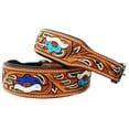 thumbnail image 2 of Small 13''- 17'' Dog Puppy Collar Genuine Cow Leather Padded Canine  60100, 2 of 2