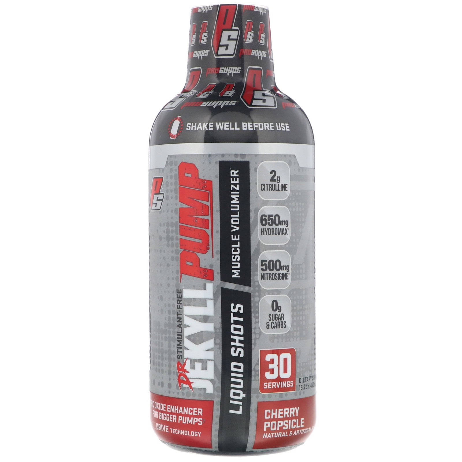 Dr. Jekyll Pump Liquid Shot Muscle Volumizer Cherry Popsicle (30 Servings / 15.2 oz. )