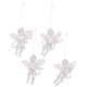 thumbnail image 3 of 4x decoraciones colgantes de Navidad adornos de Ángel colgantes acrílicos transparentes decorativos para regalos de fiesta, apartamento y hogar, 3 of 9
