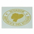 thumbnail image 1 of Ecuador Cutting Board, Republica Del Ecuador Lettering Political Map Retro Sunrays Stamp, Decorative Tempered Glass Cutting and Serving Board, in 3 Sizes, by Ambesonne, 1 of 2