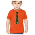 thumbnail image 1 of Tstars Boys Unisex Irish Clover Striped Tie Kids St Patricks Day Shamrock Shirts Gift for Boys Irish Shirt Pride Proud Irish Toddler Kids Graphic T Shirt, 1 of 7