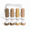 Apricot, variant on Micebay Travel Bottles for Toiletries 8 Pack, Tsa Approved 3-oz Travel Size Containers with Clear Bag, Silicone Squeezable Essentials Creams Jars
