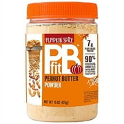 PBfit Pumpkin Spice All-Natural Peanut Butter Powder, Powdered Peanut Spread From Real Roasted Pressed Peanuts, 15 Oz