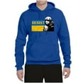 thumbnail image 2 of Support Ukrainian Flag Zelensky RESIST Unisex Graphic Hoodie Sweatshirt, Royal, Small, 2 of 4