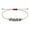 Black,White, variant on 12 Inch Bracelet Irregular Natural Stone Handmade Braided Bracelet - Adjustable Irregular Drawstring Thread Bracelet Lanyard - For Unisex Daily Wear & Gift