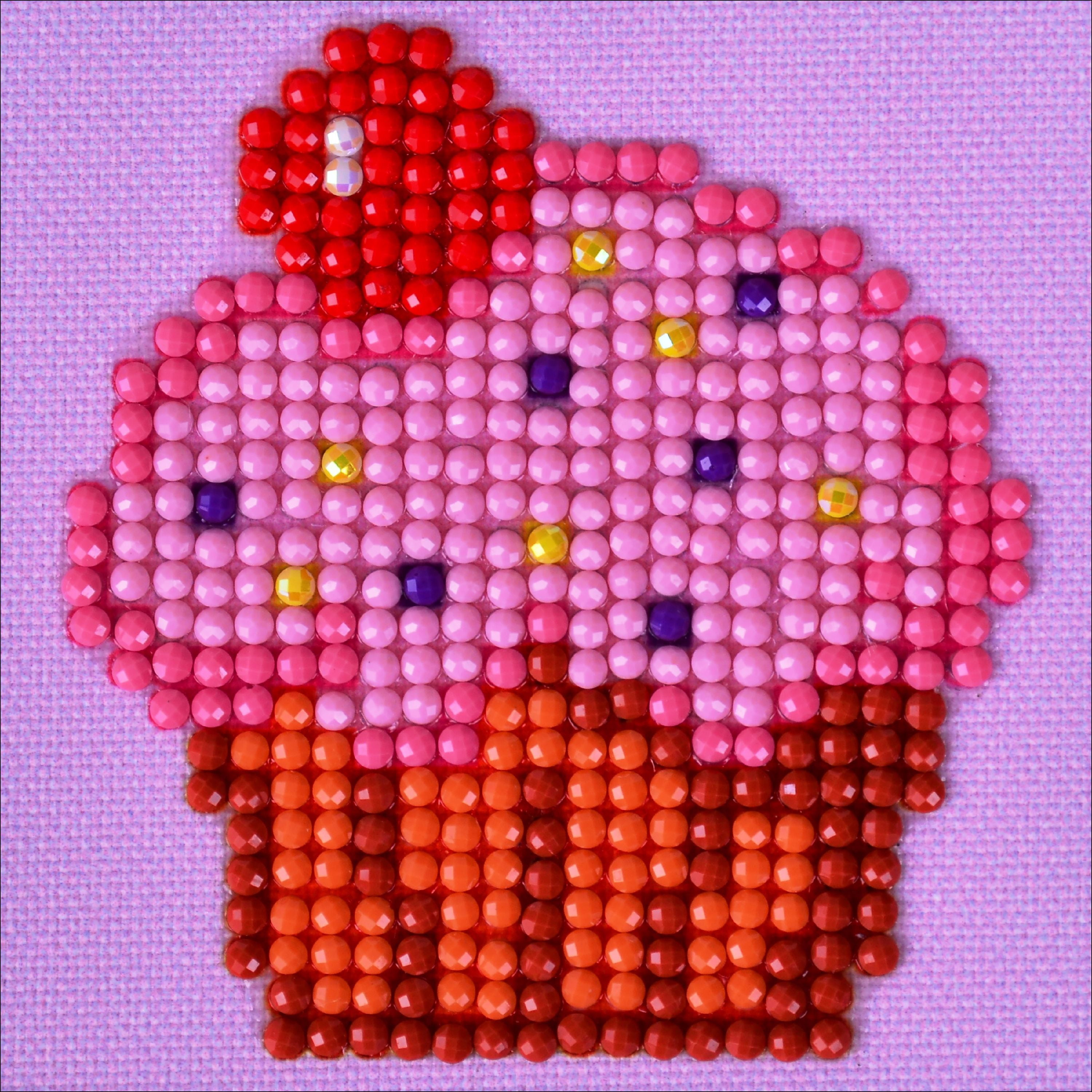 Multicolor Needleart World DD10.014 23.5 x 18 Kitty Basket Diamond Dotz Embroidery Facet Art Kit