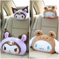 thumbnail image 2 of Kuromi-cojín con reposacabezas My Melody para asiento de coche, almohada bonita de estilo japonés para silla, regalos de decoración de coche, 2 of 5