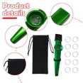 thumbnail image 6 of LeeQinersw Kids Kazoo Coordination Portable Music Classes Children Mouthpiece Dustcover Green, 6 of 9