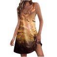 thumbnail image 1 of Summer Dress for Women,Dress for Women,Womens Summer Fashion Printing Pocket Sleeveless V-Neck Dress,Womens Summer Dress,Womens Summer Dress, 1 of 5