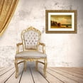 thumbnail image 3 of Bierstadt, Albert 32x22 Gold Ornate Wood Framed with Double Matting Museum Art Print Titled - View Near Newport, 3 of 4