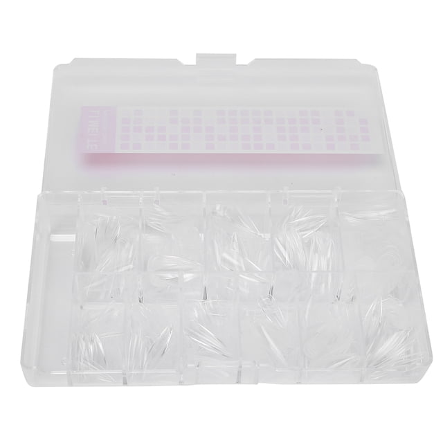 Uñas postizas Jadeshay 500 piezas largas transparentes