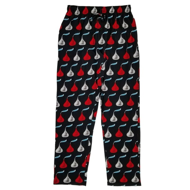 Hershey's Hershey's Kisses Mens Black Valentine's Day Sleep Pants