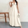 thumbnail image 2 of Agkizg Crewneck Sleeveless Maxi Dress Solid Color Casual Summer Flowy Long Dress (Women's or Women's Plus),Sizes XXL, 2 of 5