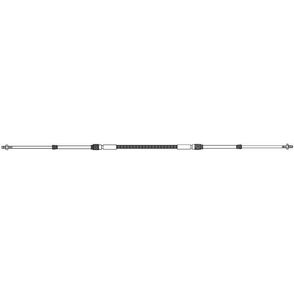 UFLEX C8 3300 Type Premium Universal Style Engine Control Cable 10-32 UNF, 9' - C8X09