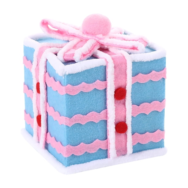 Christmas Tree Decoration Macaron Gift Box Decoration Color Blocked Gift Box Party Decoration