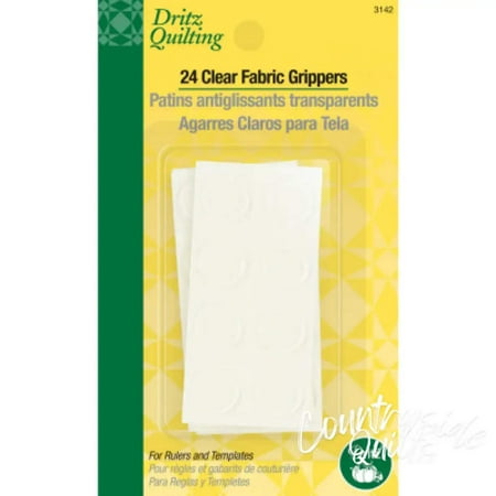 Dritz Quilting Clear Fabric Grippers-24/Pkg