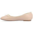 thumbnail image 3 of Journee Womens Vika Slip On Round Toe Ballet Dress Flats, Widths Available, 3 of 10