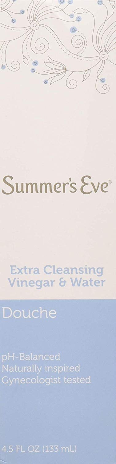 Summers Eve Douche Extra Cleansing Vinegar and Water - 4.5 fl Oz, 4 Pack