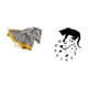 thumbnail image 5 of Manta de punto,Manta de punto decorativa para el hogar,Manta nórdica de estilo rústico,suave y reconfortante,Reloj de pared,Reloj de pared con forma de gato para sala de estar,dormitorio, 5 of 8