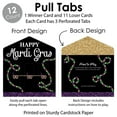 thumbnail image 5 of Big Dot of Happiness Mardi Gras - Masquerade Party Game Pickle Cards - Pull Tabs 3-in-a-Row - Set of 12, 5 of 6