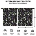thumbnail image 2 of Blackout Kids Curtains,Halloween Skeleton Ghost Pattern Childrens Insulated Curtains Set Of 2,Bedroom Essentials,Toddler Room Decor 52"x63", 2 of 5