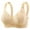 Beige, variant on Sports Bras For Women High Support Buttery Soft Wireless Sports Gym Support No Underwire Underwear
