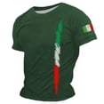 thumbnail image 3 of T-Shirt Graphique Décontracté pour Hommes T-Shirt Polyvalent pour Tous les Jours Design à Col Rond Élégant pour Sorties Sociales Coupe Légère et Confortable, 3 of 3