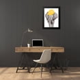 thumbnail image 4 of Nieman, Rachel 19x24 Black Modern Framed Museum Art Print Titled - Construction Elephant, 4 of 5