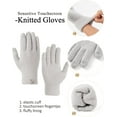 thumbnail image 4 of Hat Scarf And Gloves Set For Women,Womens Winter Beanie Hats Long Scarf Scarves Knit Touchscreen Gloves For Cold Weather, 4 of 10