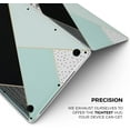 thumbnail image 6 of Design Skinz Minimalistic Mint and Gold Striped V1 Full-Body Wrap Scratch Resistant Decal Skin-Kit Compatible with MacBook 13" Air (A2179), 6 of 9