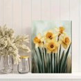 thumbnail image 2 of Qisvanset 12x16 Inch Yellow Daffodil Canvas Wall Art, Floral Bible Verse Housewarming Home Wall Gift, 2 of 8