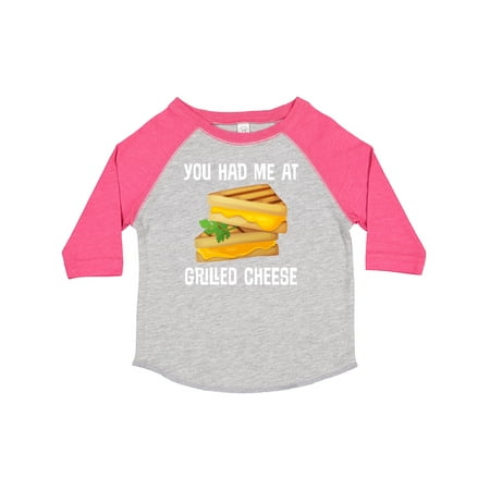 

Inktastic You Had Me at Grilled Cheese Sandwich Gift Toddler Boy or Toddler Girl T-Shirt