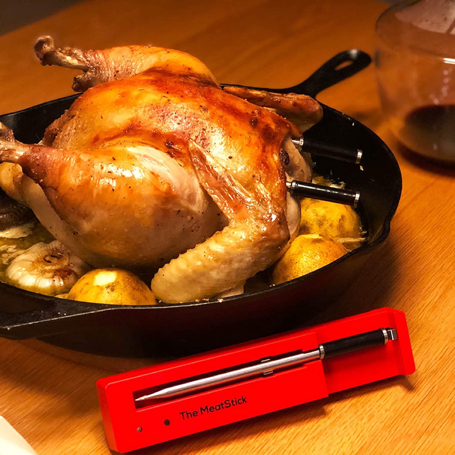 Xtender Set | Smart Wireless Meat Thermometer | 300ft Range Digital Food Probe with Bluetooth | for Smoking, Grilling, BBQ, Air Fryer, Deep Frying, Oven, SousVide, Rotisserie