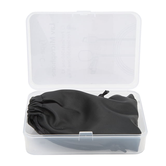 Micrófono lavalier inalámbrico, metal -34db sensibilidad de solapa inalámbrica micrófono tipo C 60db SNR para vlogging