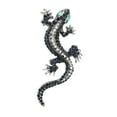 thumbnail image 2 of Hyasfey Exaggerated Gecko Shape Brooch Shining Rhinestones Inlaid Pin Faux Silk Shawl Buckle Dress Badge Outfit Accessories, 2 of 8