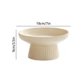 thumbnail image 3 of EGNMCR Organization and Storage, Storage Bins, Storage Containers Fresh Clean Cream Style High Leg Cake Tray Dessert Storage Rack Dessert Dried Fruit Trial Plates ceramic tray, 3 of 7