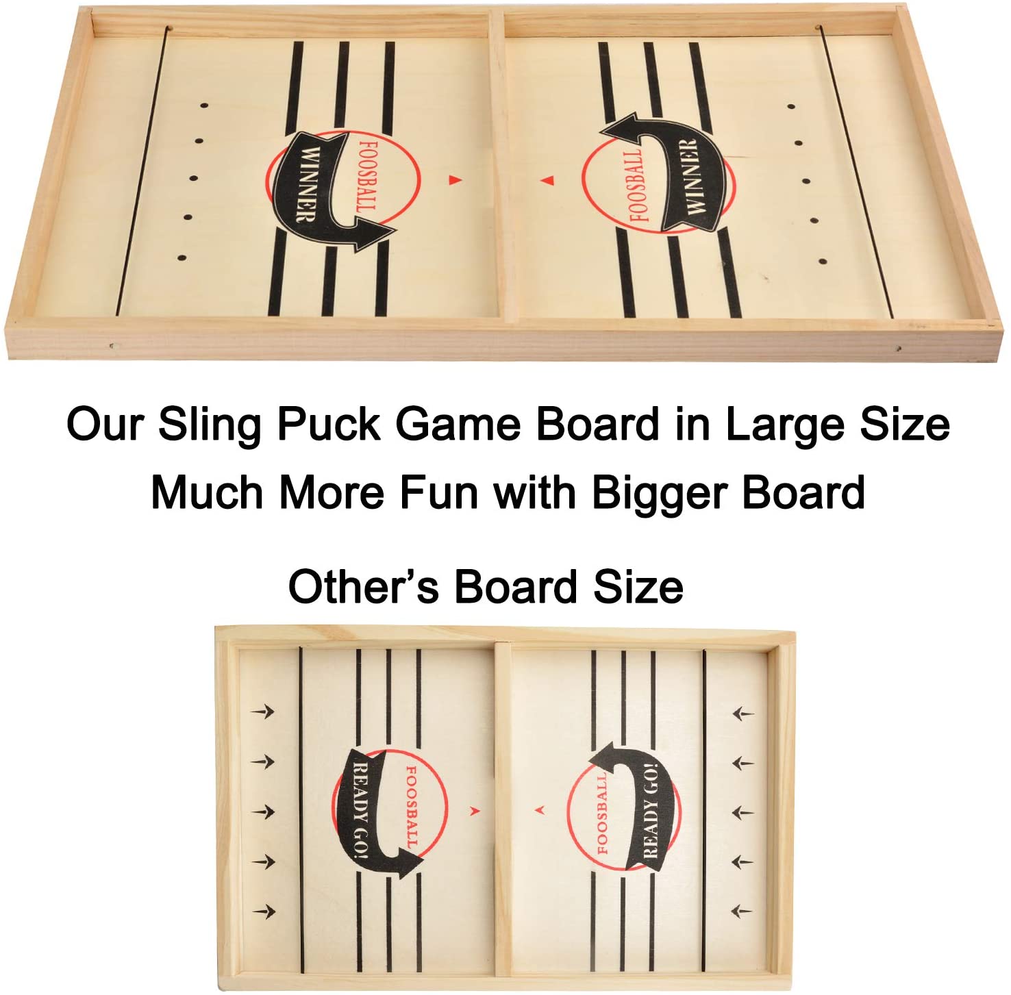 DTJTOOY Large Size Slingshot Board Game Fast Sling Puck Game Family Board Games Slingshot Board Games for Adults and Kids Foosball Board Game Ice Hockey Table Game Chess Board Games Battle - image 4 of 7