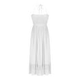 thumbnail image 5 of Timegard Summer Dresses for Women Spaghetti Strap Smocked Waist Ruffle Beach Flowy Loose Sundress, 5 of 6