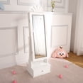 thumbnail image 3 of Organizador de Joyería Infantil con Espejo LED Completo y Almacenamiento Multifuncional - Diseño Princesa Encantador, 3 of 27