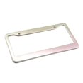 thumbnail image 4 of soporte para universal para licencia de matrícula de 12 "x 6", soporte de cubierta de matrícula de coche de metal de aluminio con rosca para Plata Yotijar Marco de matrícula de coche, 4 of 7