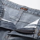 thumbnail image 5 of pstuiky Pantalones cortos de gimnasio para hombre, Pantalones cortos de mezclilla para hombre, de pierna recta, cinco cuartos, de color liso Pantalones cortos de baloncesto, 5 of 8