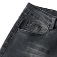 thumbnail image 4 of FRSASU Flare Jean Leggings for Women,Bell Bottom Jeans for Women Tassel High Waisted Jean Pants Black 6(M), 4 of 7