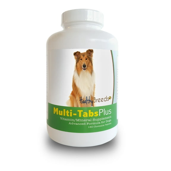 Healthy Breeds Dog Multi-Tab Vitamin and Mineral Supplement for Collie, 180 Chews