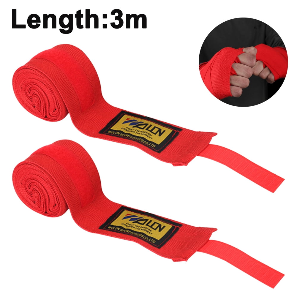Boxing Hand Wraps inner gloves 180" Elastic MMA Muay Thai Bandage New Pair W-Cam 