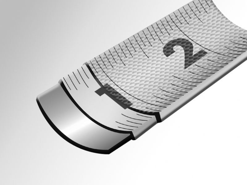 4 Pack Komelon SS116 16' x 1" Stainless Steel Rubber Gripper Tape Measure Double Sided Blade