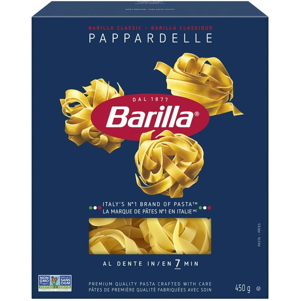 BARILLA PAPPARDELLE PÂTES EN NIDS n.166 Barilla Pâtes Pappardelle N. 166 450 g